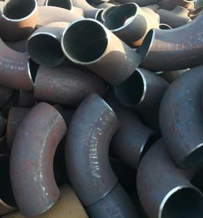 Hot Galvanizing Carbon Steel Pipe Elbow Regular Asme B16.49 90 Degree Long