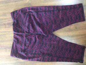 Quality Purple Stretchable Yoga Trousers Ladies wholesale