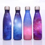 Insulated Stainless Steel Water Bottle , Cola Shape Vacuum Sport Bottle