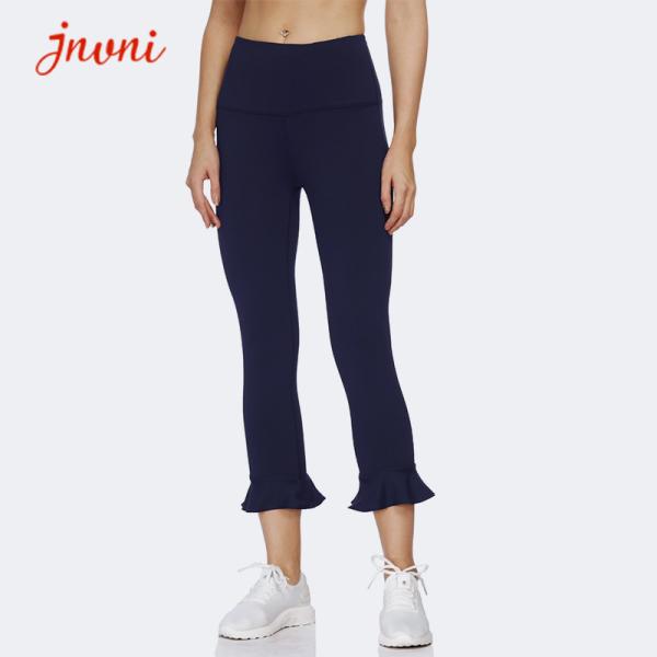 Women'S Bootcut Yoga Pants Capri Pants High-Waist Women'S Tummy Control 4 Way