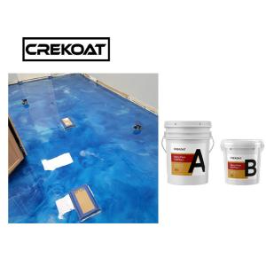 Quality UV Resistant 3d Epoxy Resin Metallic Concrete Floor Non Toxic wholesale