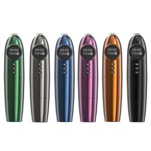 Quality LCD Display Rotary Tattoo Machine Wireless Professional Tattoo Gun Pen Battery Machine Stroke 4.0mm wholesale
