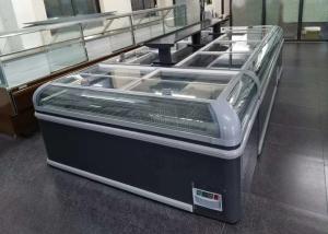 Quality R290 Propane Refrigerant Frozen Food Island Display Freezer, Auto hotgas defrosting wholesale
