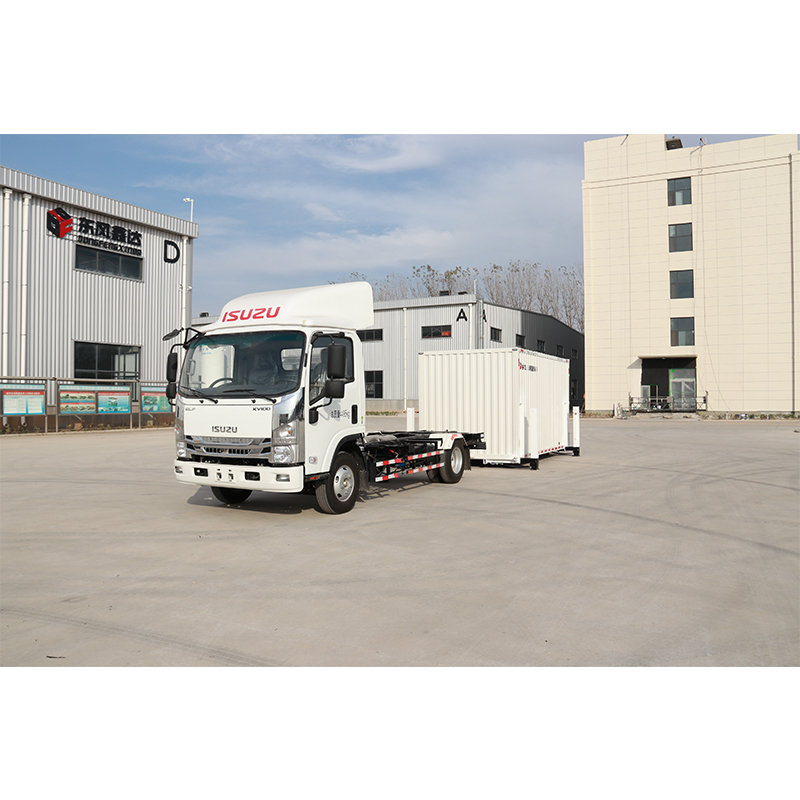 Exclusive Isuzu Mini 4*2 4 Ton 19cbm Diesel Demountable Body Wing Van Truck For Logistics