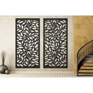 Quality Partition Room Divider Screen Panel Floral Hanging Fireproof wholesale