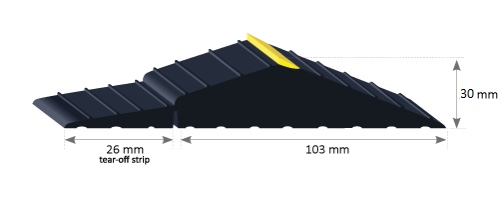 Water Stopper Weather Defender Rubber Garage Door Threshold Seal for Durability