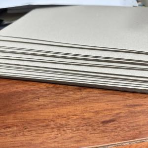 Quality 2.5mm Thick Grey Duplex Cardboard Paper 1500 Grams For Gift Wrapping wholesale