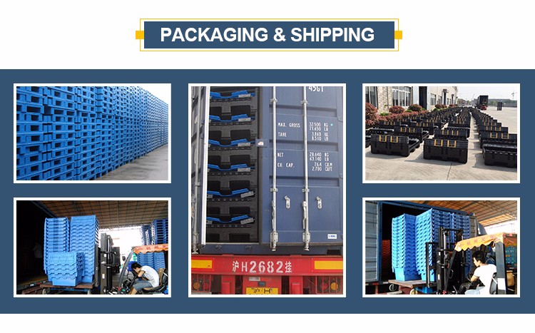 Cheap price good quality 4-way use heavy duty 3 runners plastic pallet