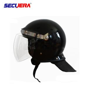 Quality Black Anti Riot Helmet Shell Abs And Visor Pc For Police Riot Control wholesale