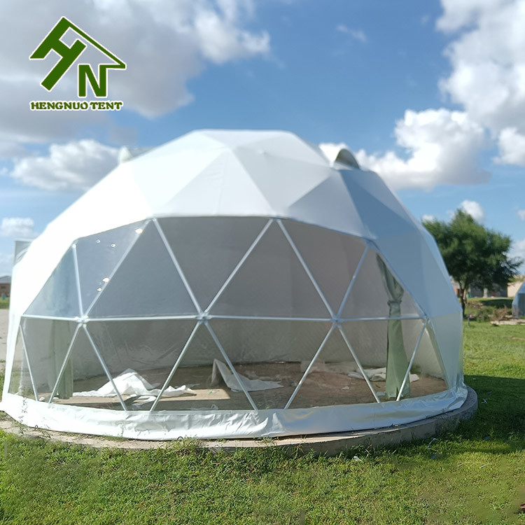 Four Person Geodesic Dome Tent Transparent For Exhibitions