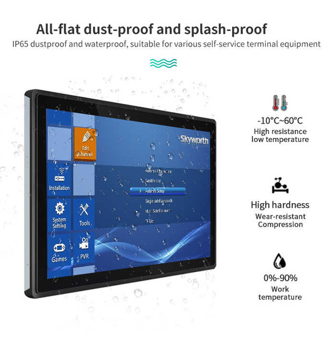 Open Frame LCD Capacitive Industrial Touch Screen Display 1920 X 1080