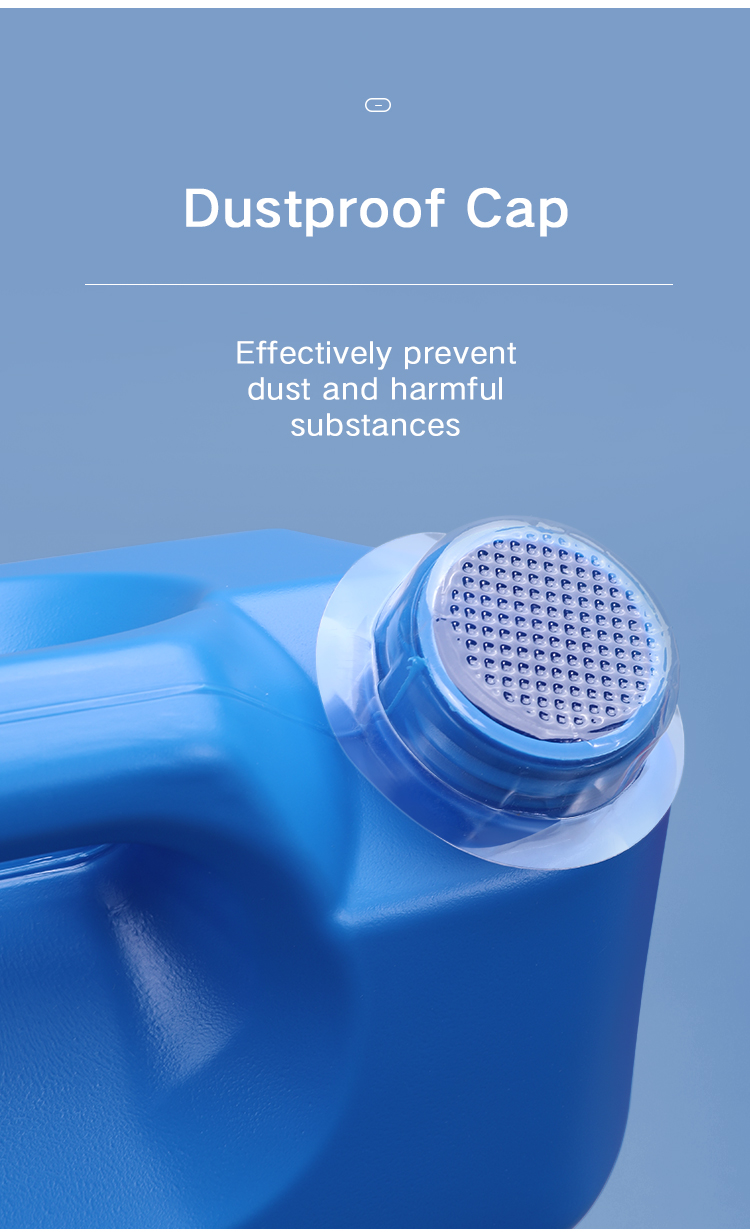 Plastic Square Barrel Jerry Can With Screw Lid Material Thickened Container 1L Supplied