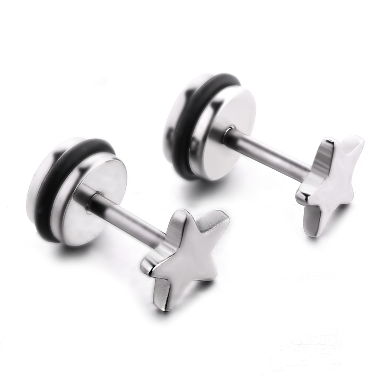Fashion Body Piercing Jewelry Korea Star Stud Earring For Women