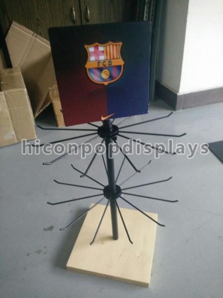 Cheap Novelty Keychain Display Rack Stand Table Top With Logo Printed for sale