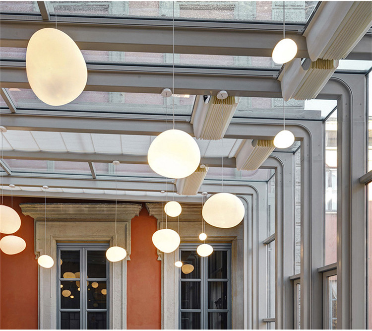 Modern Pebble Pendant Light Italy Foscarini Gregg Hanging Lamp(WH-GP-85)