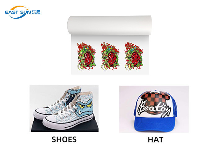 Double Sided 60cm 30cm PET DTF Transfer Film For Heat Transfer Printing Digital Transfer