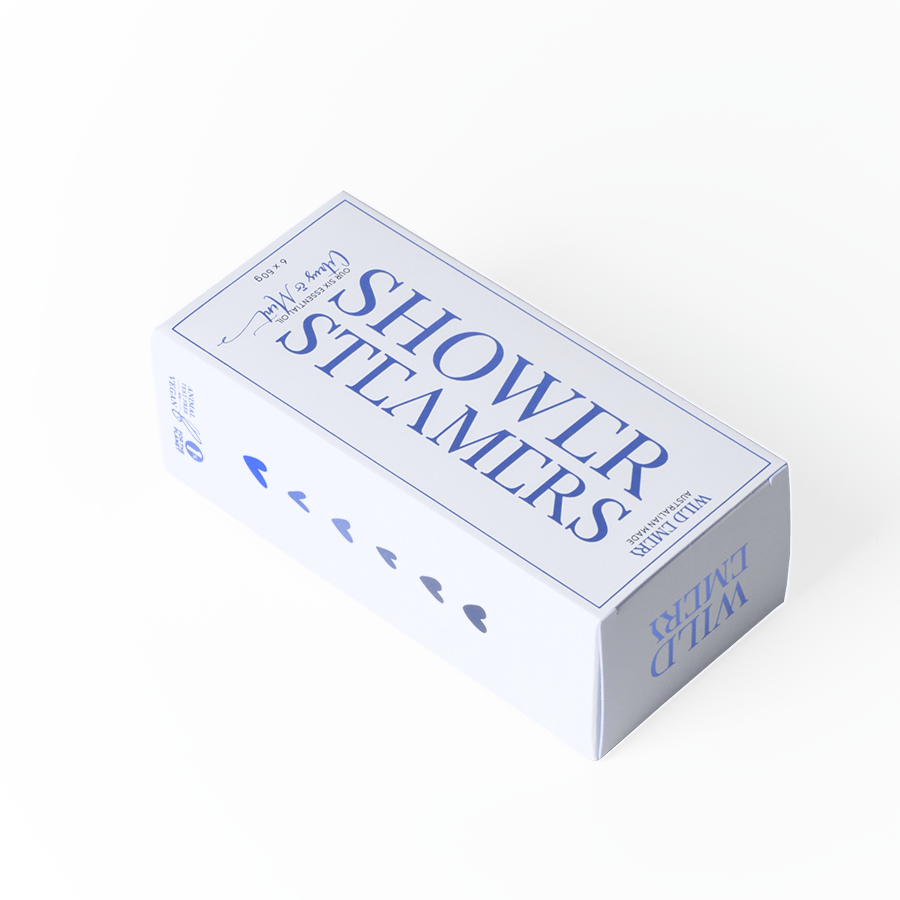 Paperboard Square Perfume Empty Bottle Box for Shower Steam Machine Custom Design Thickness