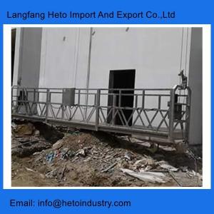 Quality Philippines galvanized steel ZLP800 temporary gondola working platform building maintenance unit wholesale