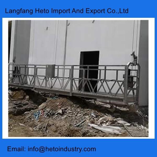 Philippines galvanized steel ZLP800 temporary gondola working platform building