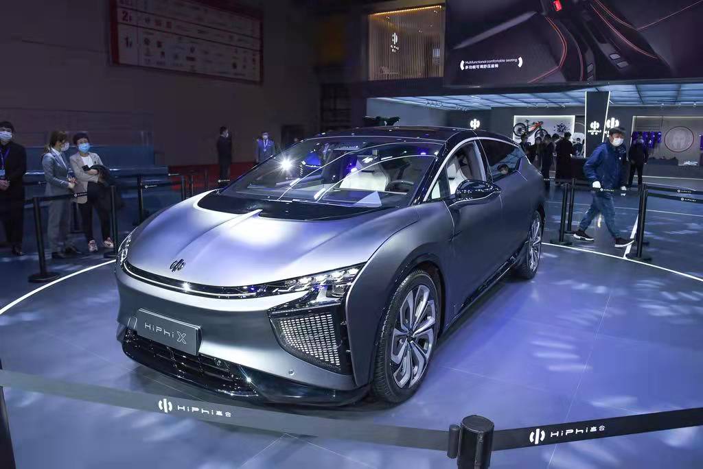 2023 HiPhi X Electric Vehicle 550km Pure Electric Range 6 Seater Single-speed Gearbox with Air Conditioning