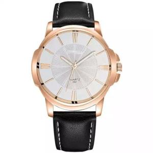 Quality ROHS Leather Strap Watches 20mm 3atm Water Resistant Quartz wholesale