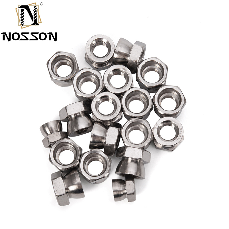 GB Standard Water Treatment Customized Chrome Plated M6 M8 Stainless Steel Hexagonal Anti-theft Security Guardrail Nut