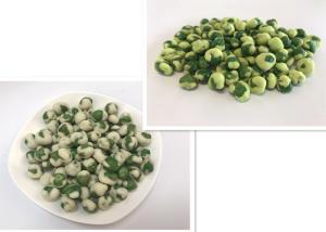 Quality Customized Crispy Green Color Wasabi Green Peas Free From Frying OEM Service wholesale