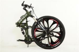 Quality Chinese manufacturer disc brake 24 speed 26 inch alloy folded mountain bike with mag wheel wholesale
