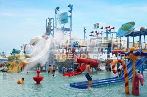 Quality Activities Large Aqua Playground Children Play Equipment Entertaining wholesale