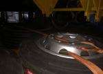 3 Axles Flatbed Cargo Full Trailer Carrying 40 Tons Bulk Cargo