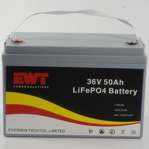 Quality 36V 50AH LiFePO4 Battery Pack Mobile Recreational Vehicle Power Supply for Energy Storage Systems wholesale