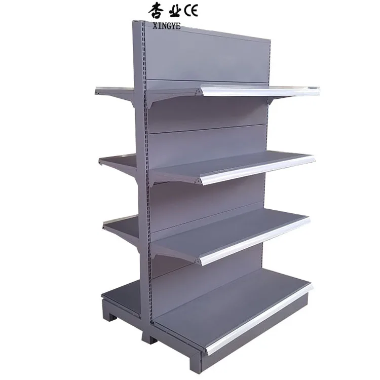 Factory Custom Size Color logo convenience store shelving supermarket store shelves shelving display gondola rack