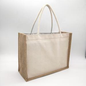Quality Ladies Christmas Canvas Printed Jute Bags For Shopping Gift wholesale