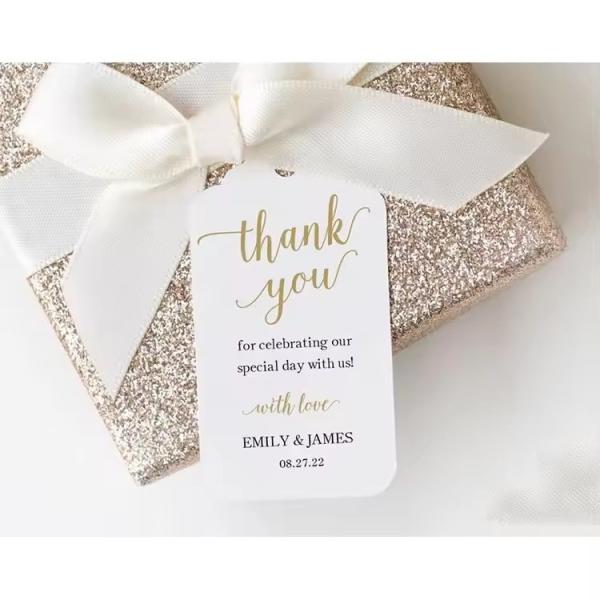 Gold Foil Anti Counterfeit Clothing Hang Tags Custom Embossed Wood Velvet