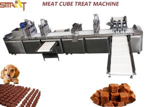 Quality Dog Meat Bites Forming Pet Treat Machine PLC Controlled wholesale
