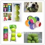natural rubber bladder toy tennis balls