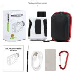 kaemeasu 1000m Laser Rangefinder Rechargeable LCD Display Golf Range Finder With
