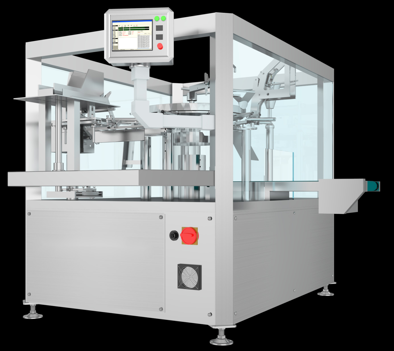 100g-1kg Rotary Bag Packing Machine For Veterinary drug