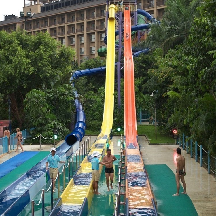 Crazy Freefall Fiberglass Water Slide for Aqua Amusement Park