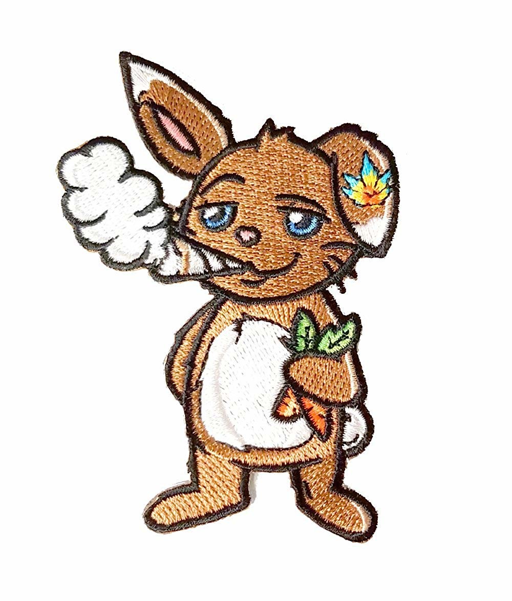 Woven Dog Shape Embroidered Sew On Badges Round Iron On Embroidered Patches