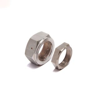 China Stainless Steel Custom Water Pipe Connection Nut Pipe Fitting Nut on sale
