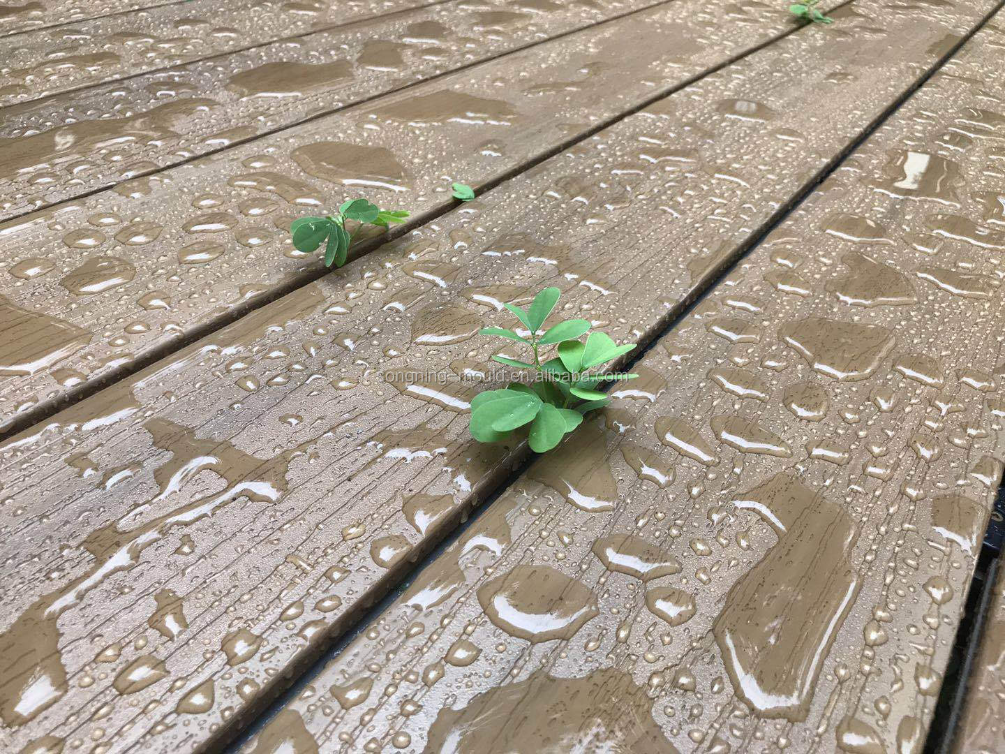 Co-extrusion Technology 16ft Exterior Grooved Shape PVC Decking for Decking Solutions