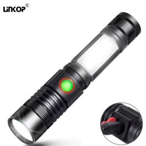 Quality Outdoor Led Portable Flashlight Usb Charging Retractable Tail Magnet wholesale