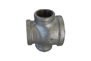 Quality Cross Galvanised Malleable Iron Pipe Fittings wholesale