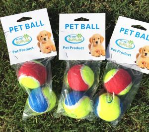 Quality Dog Toy Tennis Balls for Your Dog. 2-Pack, Colors Vary wholesale
