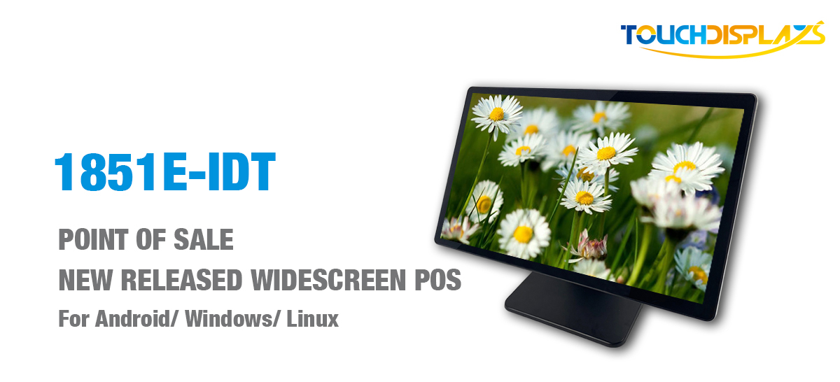 18.5 Inch PCAP Touch Screen Point Of Sale Machine All In One POS Pc