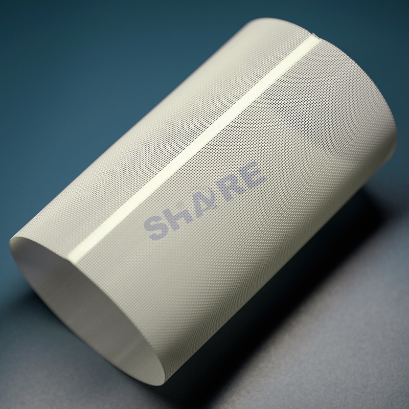 Custom PP Filter Mesh Cylinder Tubes Vertical Oblique Seam Ultrasonic Welding No Burrs No Material Build Up