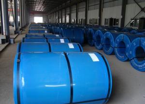 Quality Colorful Prepainted Steel Coil 600 ~ 1250mm Width For Construction / Buildings wholesale