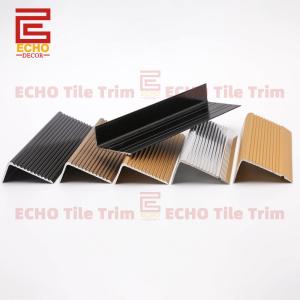 Quality Flexible Tile Stair Nosing Trim Molding Metal Edging For Stairs wholesale