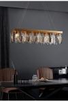 Modern living room chandeliers round gold hanging art deco lamp(WH-CY-241)